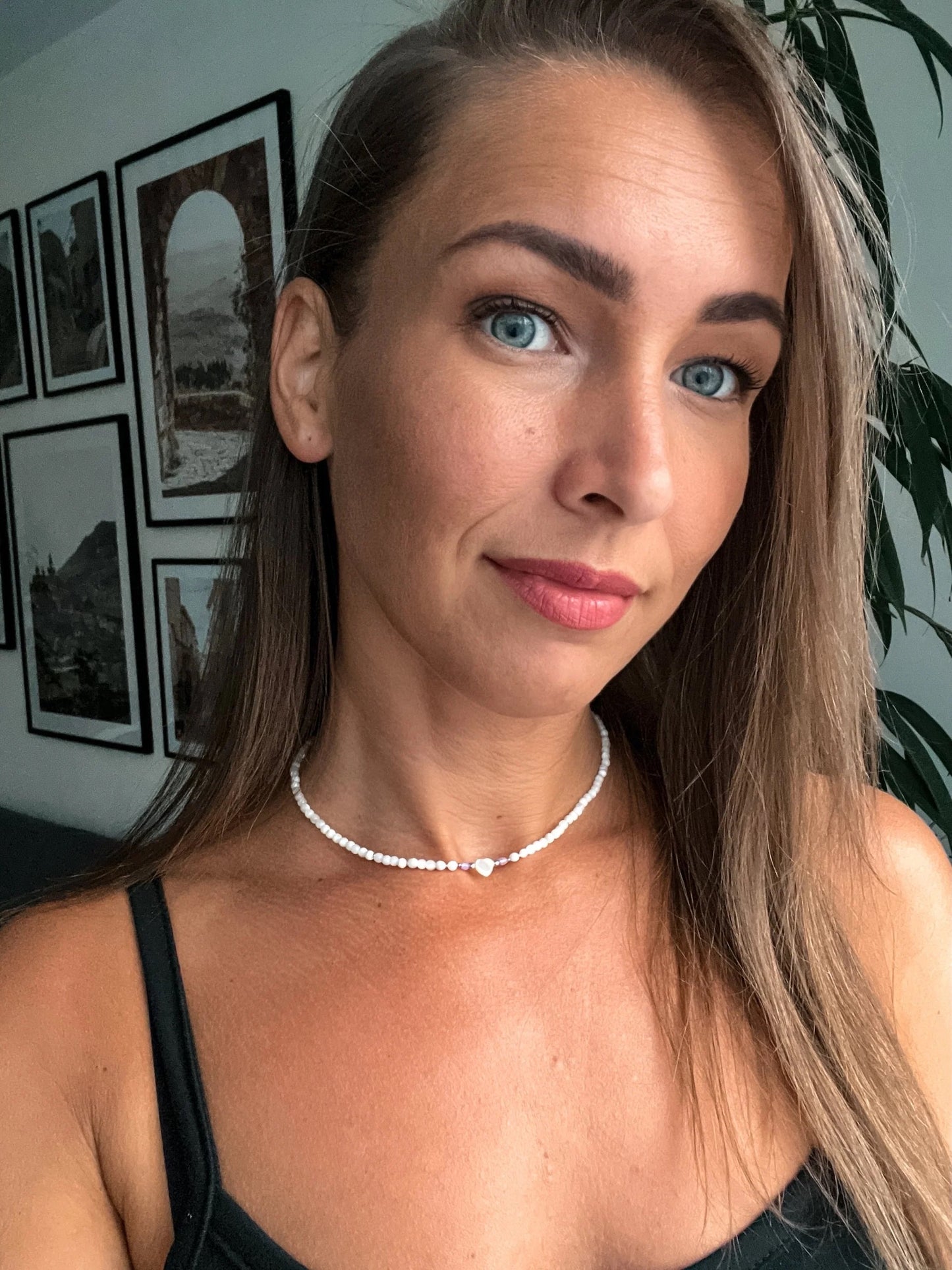 Náhrdelník Perleť srdce