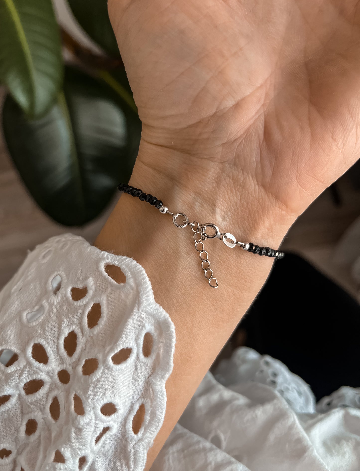 Náramok srdce s Ónyxom